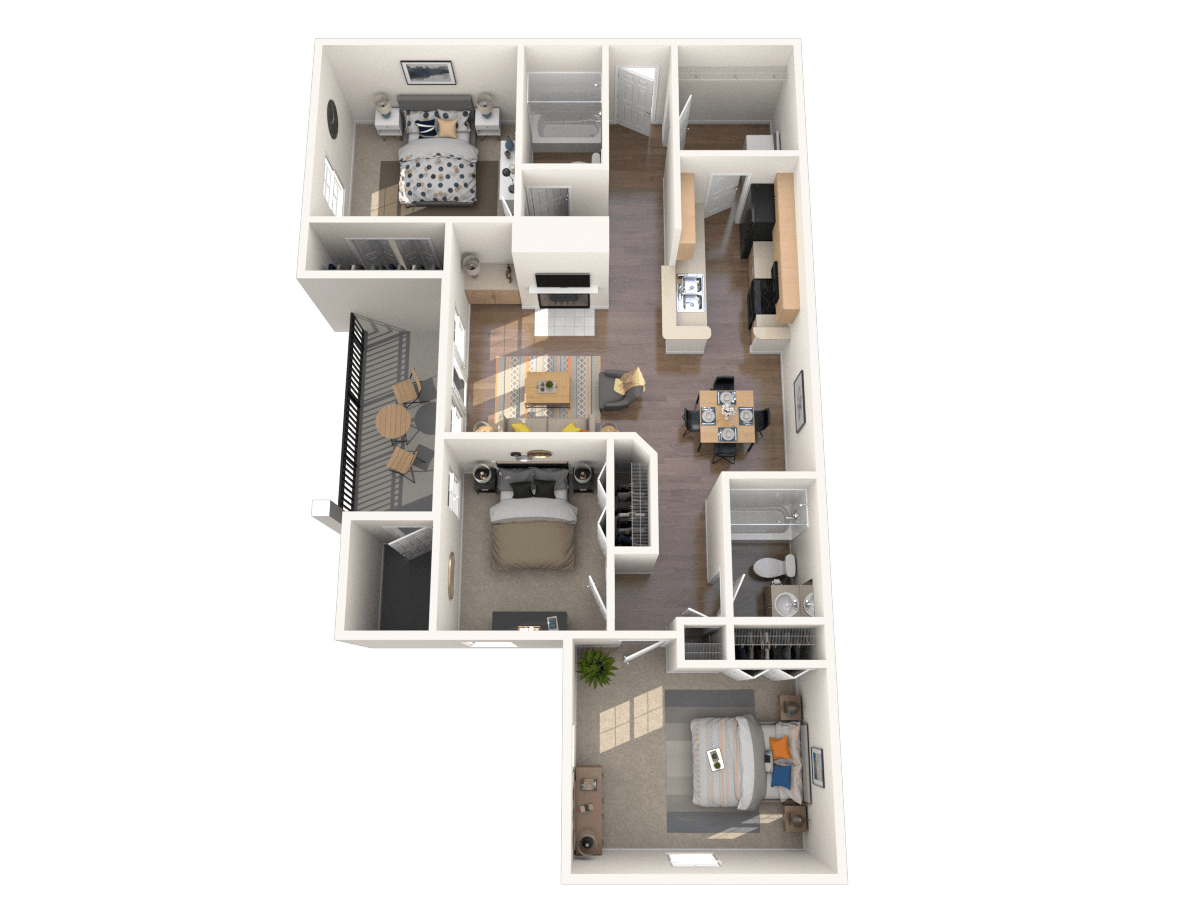 C1 - The Madison floor plan